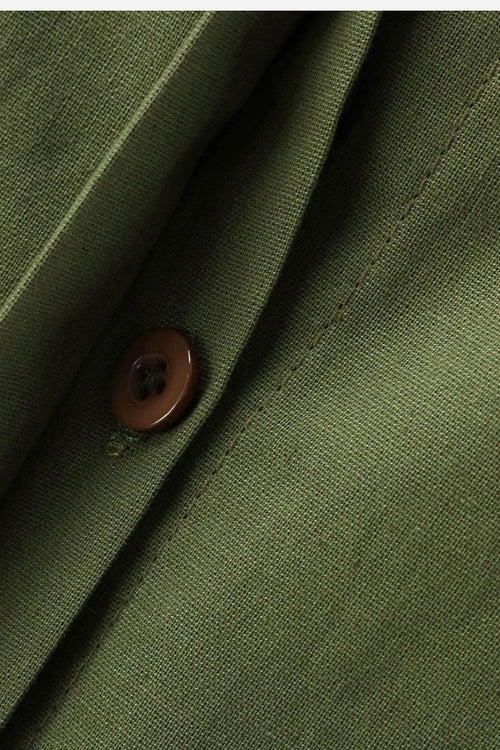 Conjunto de dos Piezas Relajado de Camisa y Pantalón