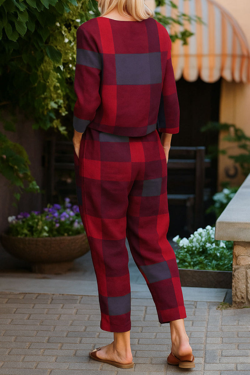 Cápsula monocromática de algodón y lino