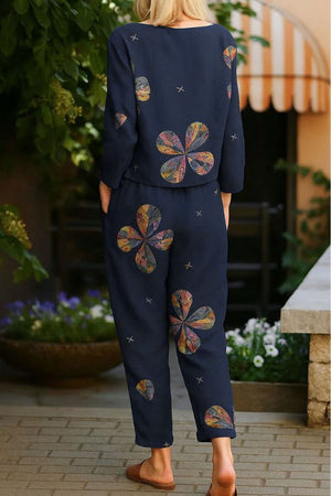 Cápsula monocromática de algodón y lino