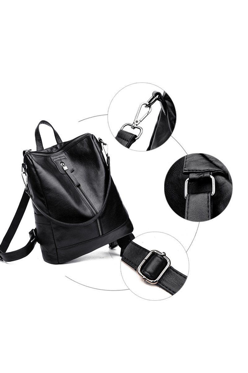 Mochila Satchel de Cuero