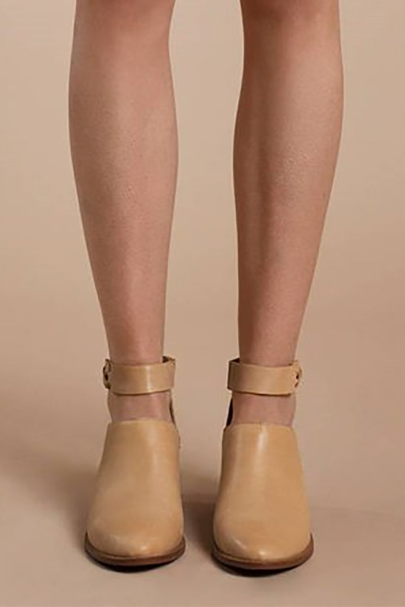 Botines de Tacón Cubano Recortados