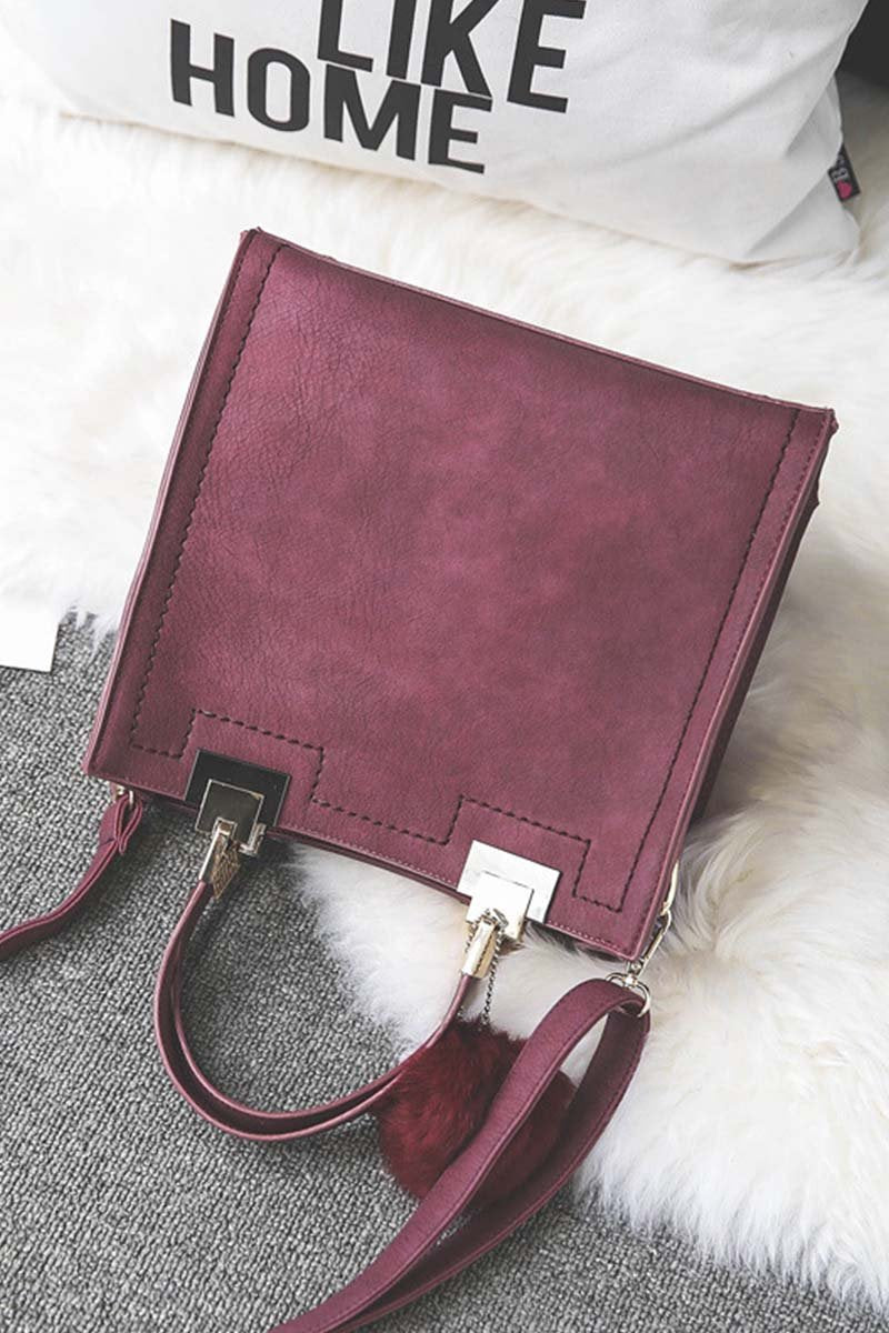 Bolsa con Asas Pom Pom