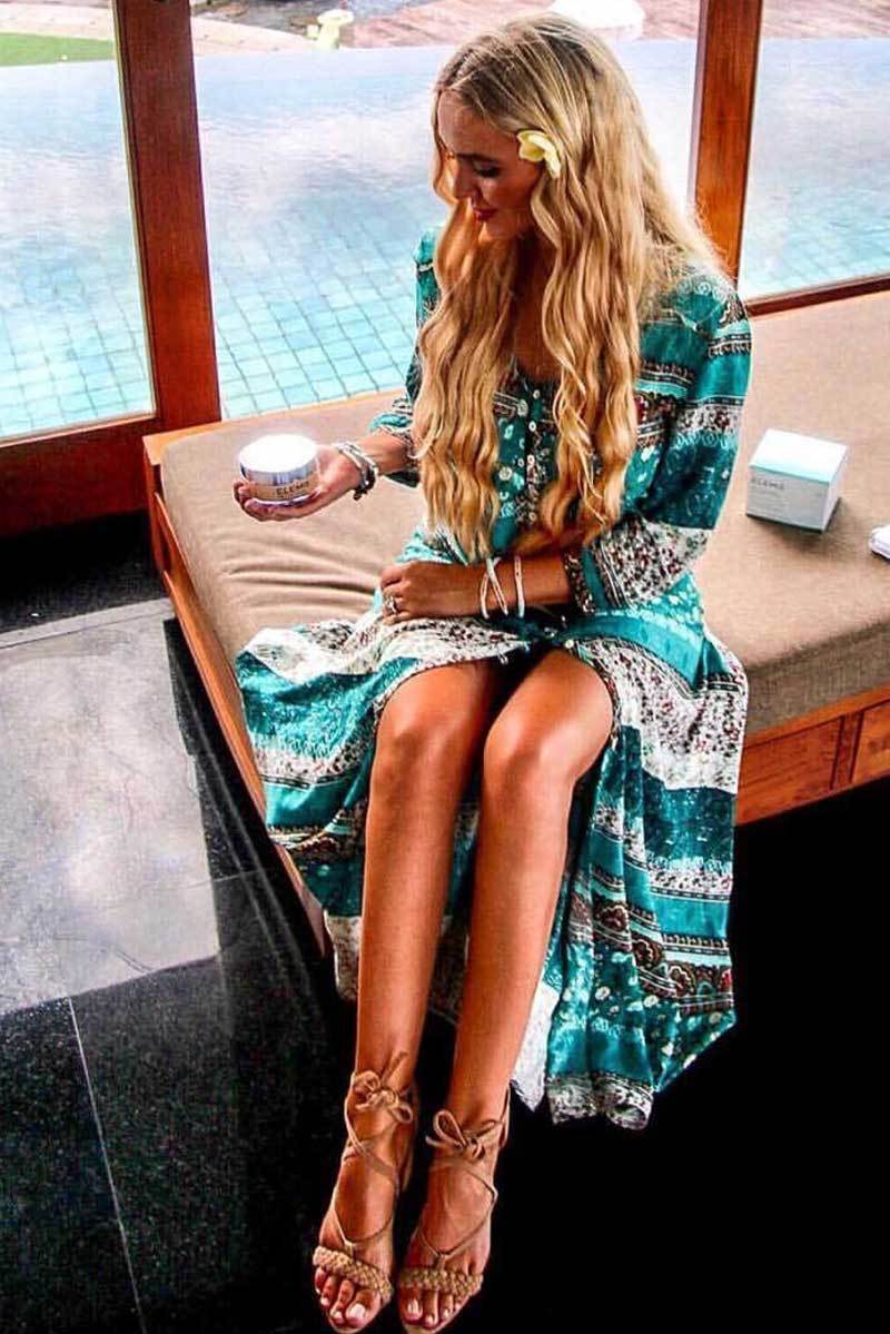 Vestido Largo Bohemio Hechizo del Desierto