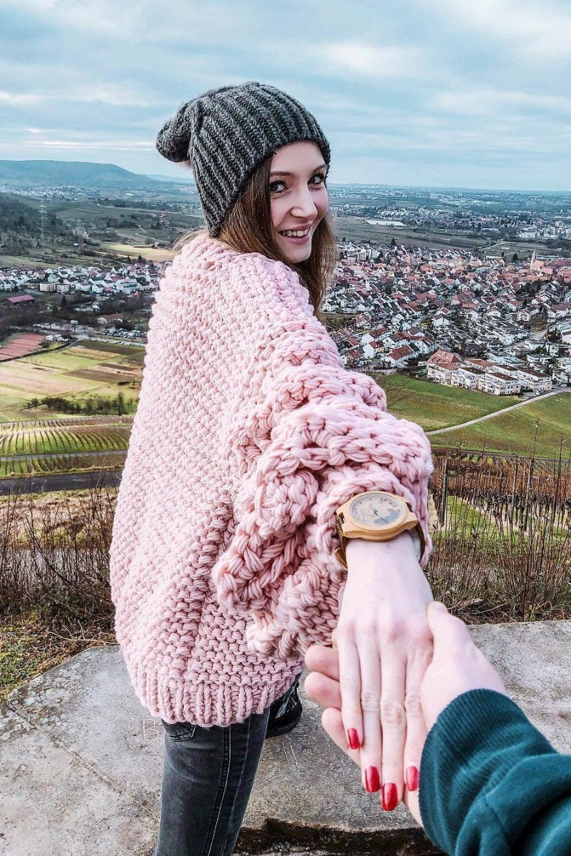 Chaqueta de Punto Grueso