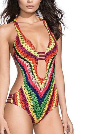 Traje de Baño de Cuerda Siamés