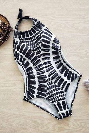 Traje de baño Tribal de una pieza