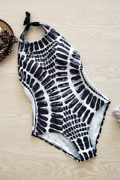 Traje de baño Tribal de una pieza