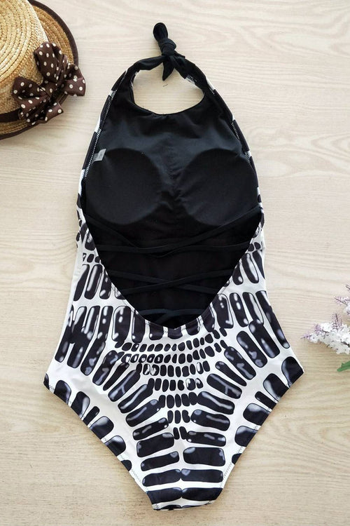 Traje de baño Tribal de una pieza